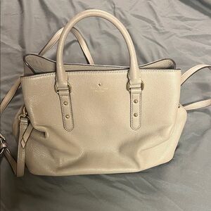 Kate Spade Cream Satchel Bag